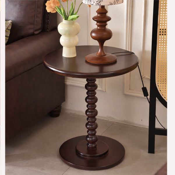 Petite table ronde rétro américaine